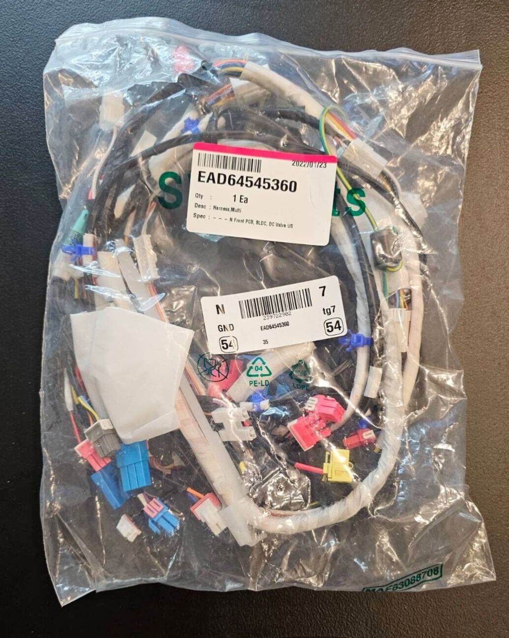 Harnais multiple pour lave-linge LG EAD64545360