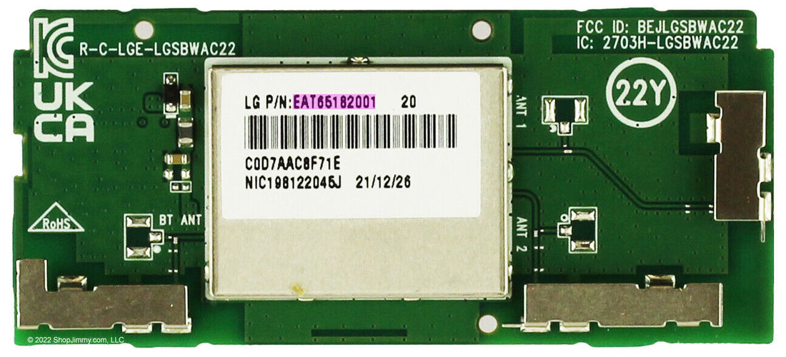 LG Television Wi-Fi Bluetooth Module - EAT65182001