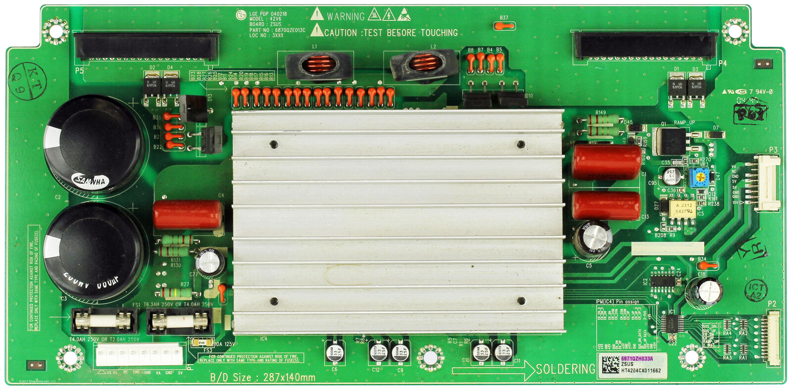 LG Television Display Pcb - 6871QZH033A – LG Parts