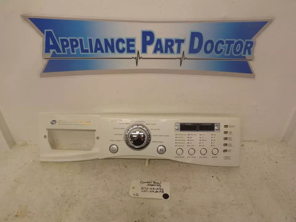 Panneau de commande pour lave-linge LG 3721ER1273G