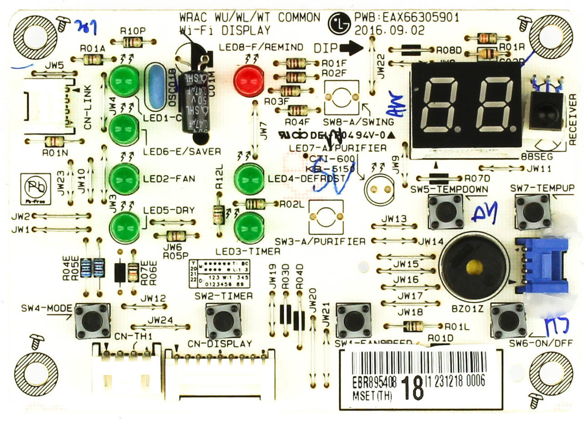 LG PCB ASSEMBLY,DISPLAY - EBR89540818