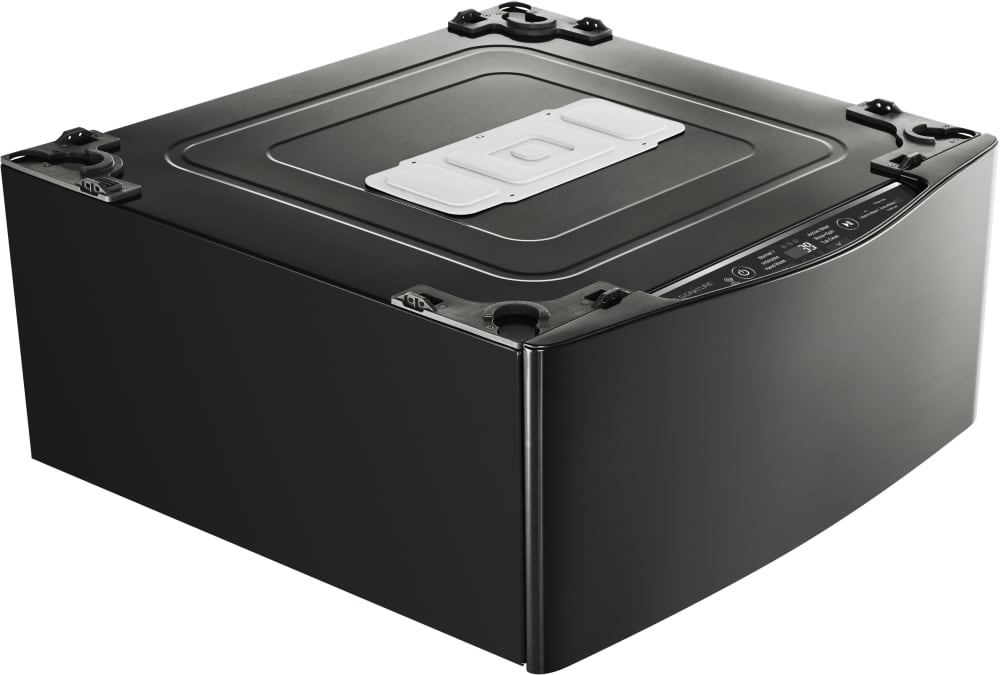 Laveuse sur piédestal Sidekick LG WD205CK de 30 po et 1 pi³ en acier inoxydable noir