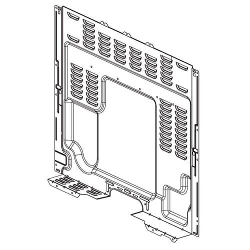 Couvercle arrière pour cuisinière LG MCK71167101
