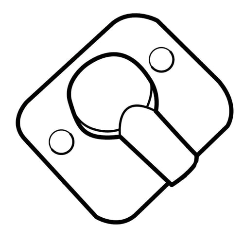 Couvercle de tube de réfrigérateur LG 3550JA2184C