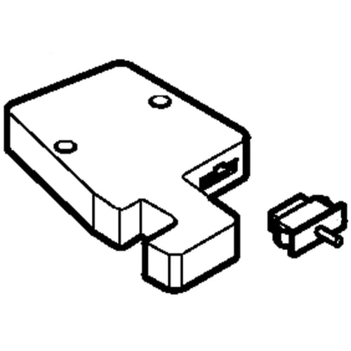 LG Refrigerator Hinge Cover - 3551JA1084D