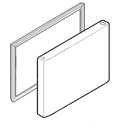 LG Refrigerator Freezer Door - 3581JJ8012B