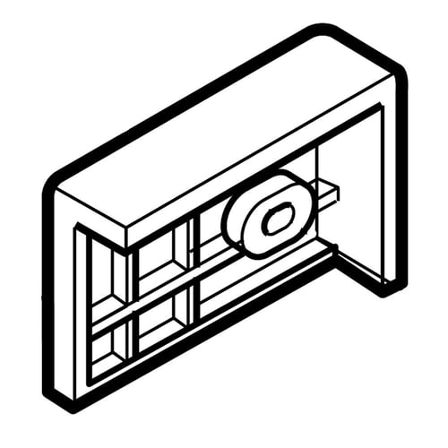 LG Refrigerator Rear Handle - 3650JA2061B