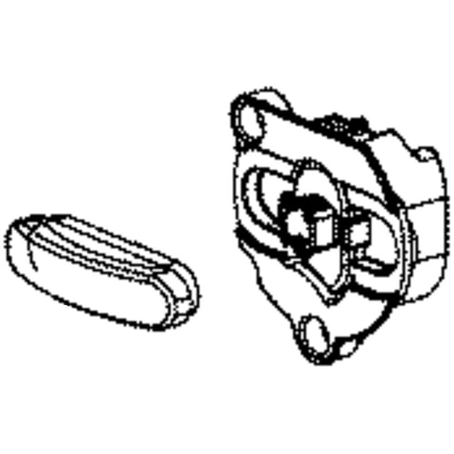 LG Refrigerator Button - ABH74279710