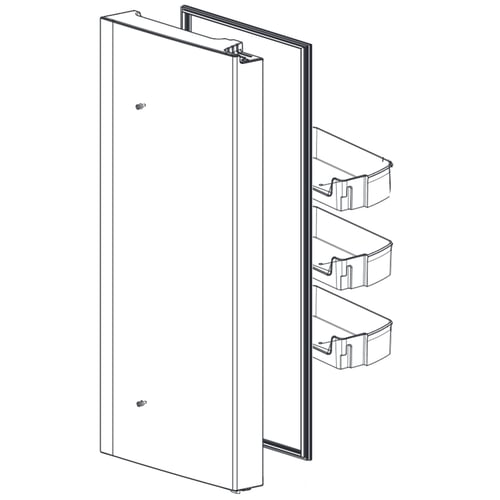 LG Refrigerator Door Assembly, Home Bar - ADC74625526