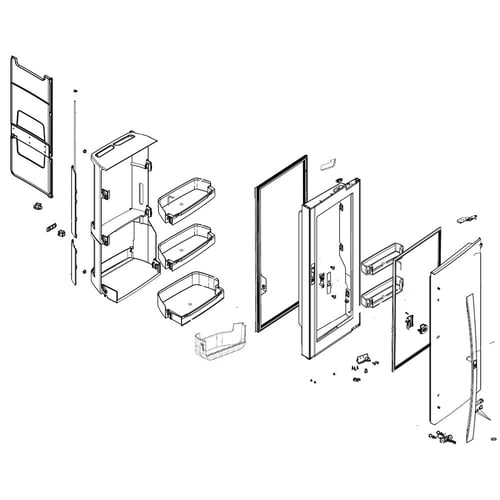 LG Refrigeratorrig Door - ADC74665815