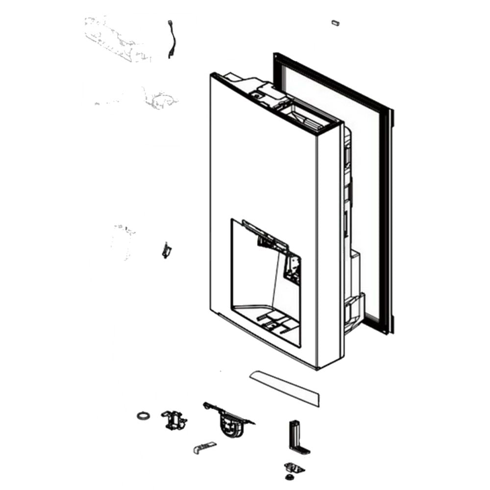 LG Refrigerator Freezer Door - ADD74415820