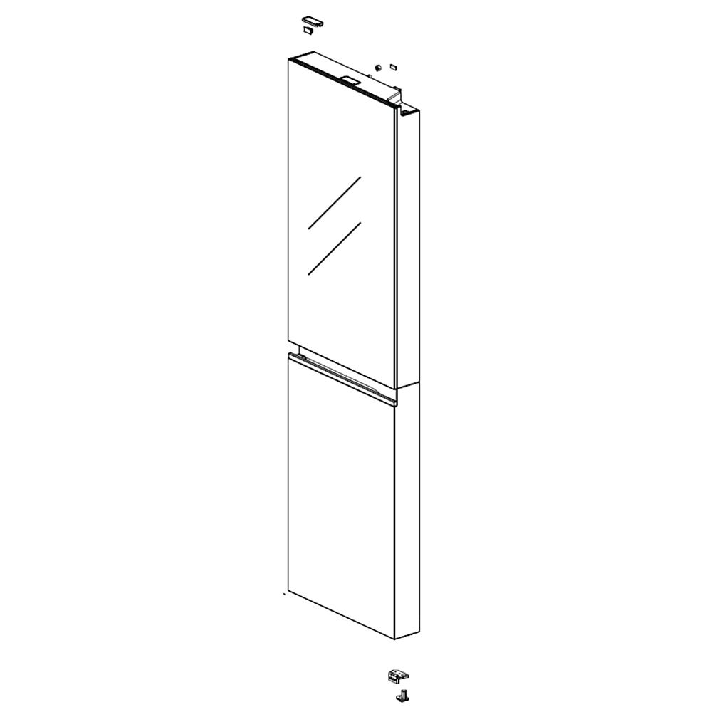 LG Door Foam Assembly, Refrigerator - ADD76424502