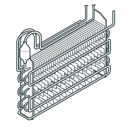 LG Refrigerator Evaporator - ADL74101803