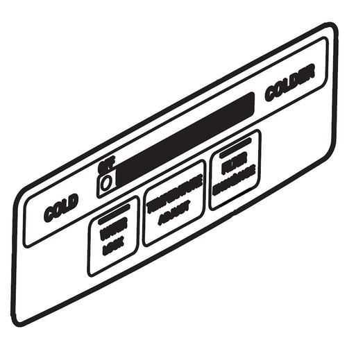 LG Refrigerator Control Decor - MCR64757803