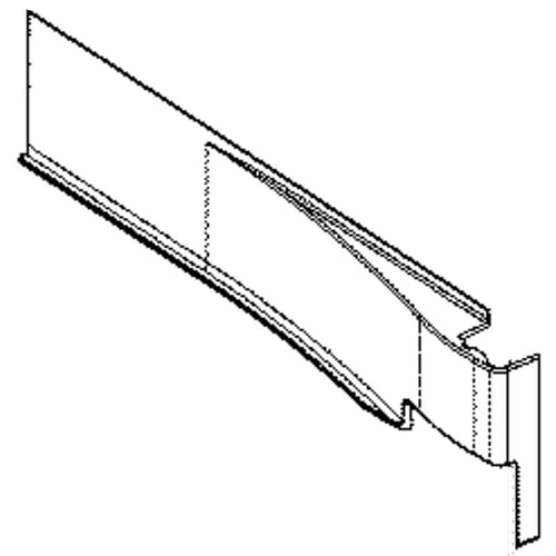 LG Refrigerator Base Handle - MEB62814101