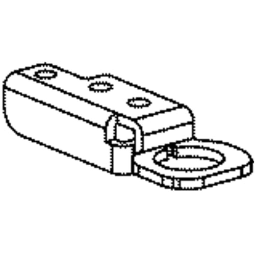 Butée de porte de réfrigérateur LG MJB63109801