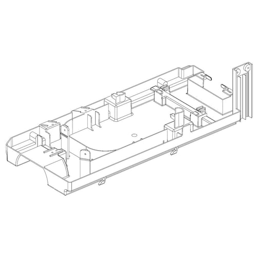 Bac d'égouttage pour réfrigérateur LG MJS62233505