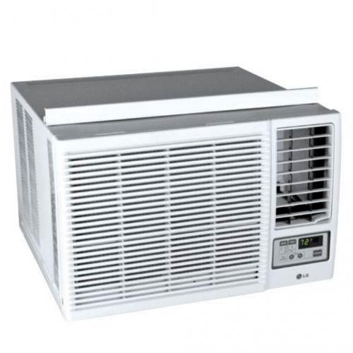 Climatiseur de fenêtre LG LW7010HR de 7 000 BTU avec chauffage électrique de 3 850 BTU, surface de refroidissement de 280 pi² et déshumidification