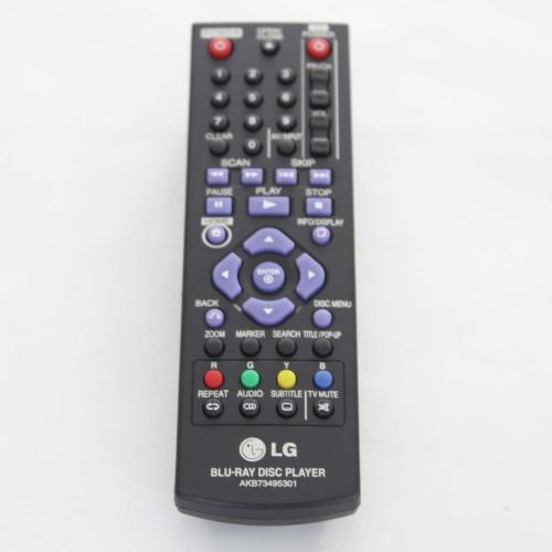 LG BluRay-DVD Player Remote Controller - AKB73495301
