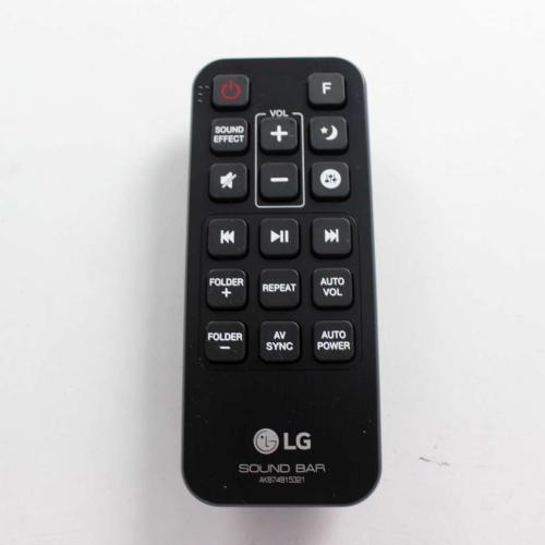 LG Sound Bar Speaker Remote Control - AKB74815321