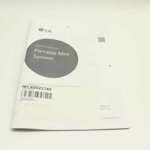 LG Sound Bar Speaker Owners Manual - AFN76613142