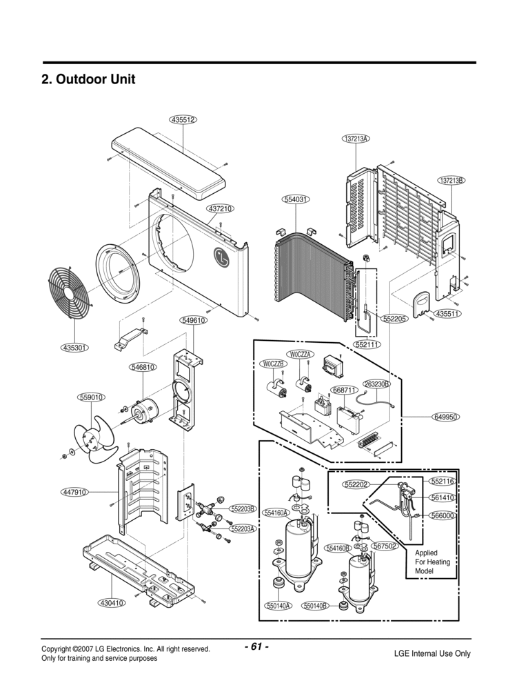 LG 6750U-L063A Air Conditioner Overload Protect