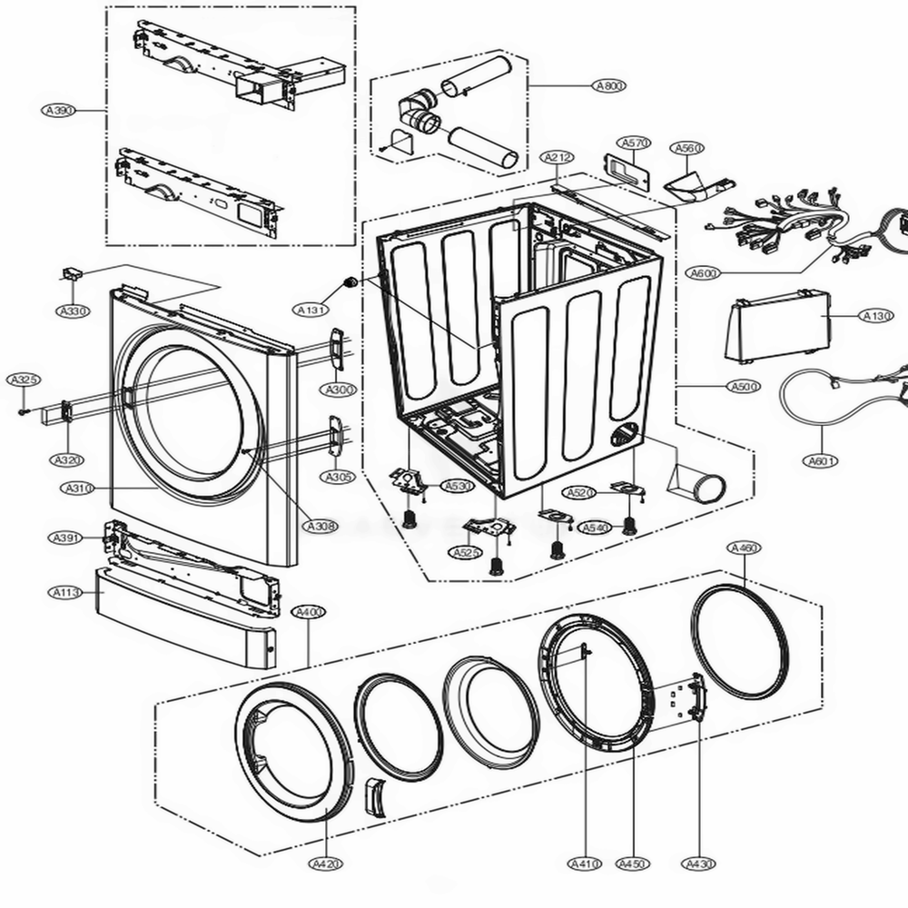 LG Dryer Main Pcb - EBR73527821