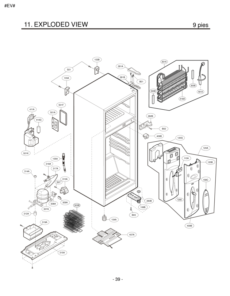 LG TCA35813130 ​​Série Cmx