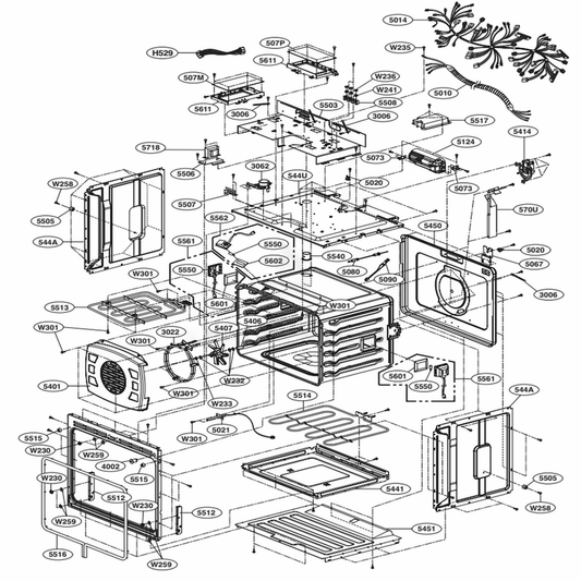 LG Oven Wall Control Board - EBR82864304