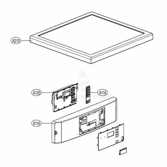 LG Washer Control Panel - AGL73158270
