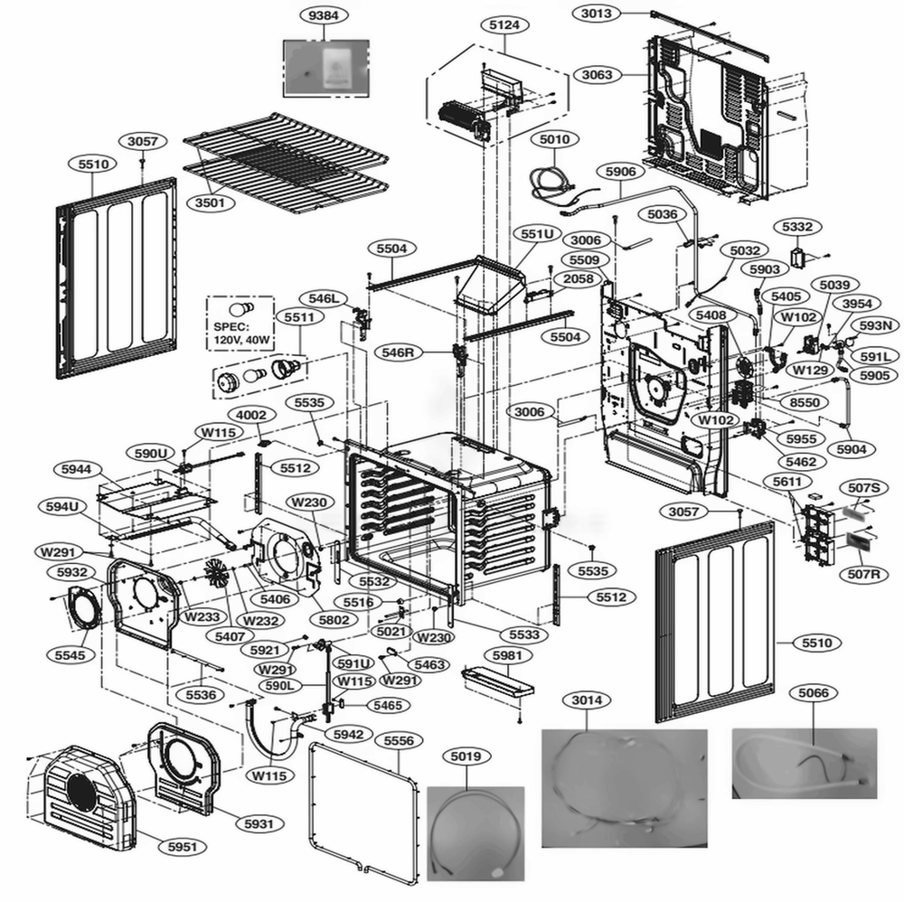 LG EAD63750101 Range Single Harness