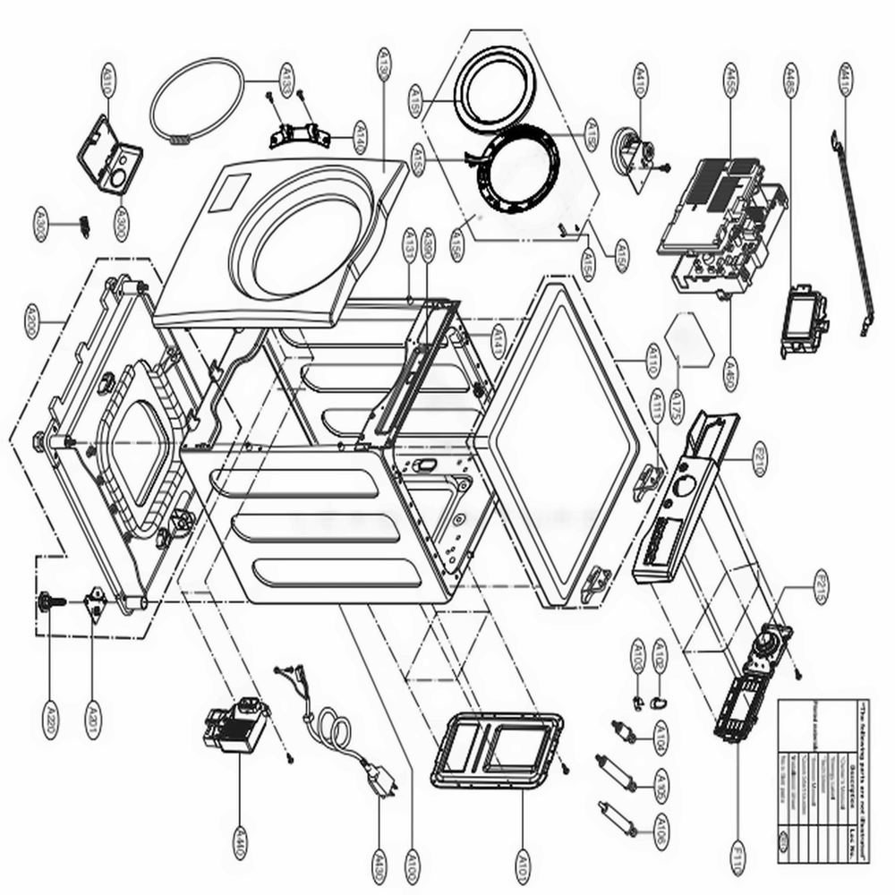 LG MEB64314001 Handle