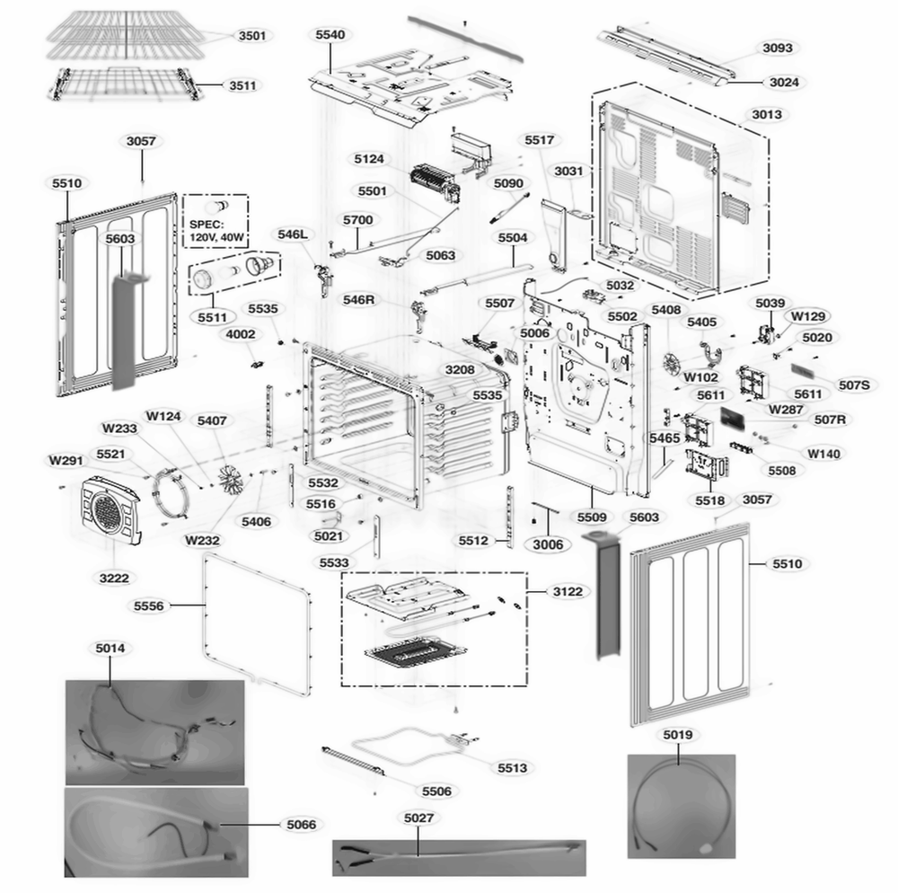 LG EAD63827901 Range Single Harness