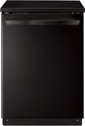 LG LDF6920BB Fully Integrated Dishwasher with 16 Place Settings, 5 Wash Cycles, 3 Spray Arms, SenseClean System, Half Load Wash Cycle and Hybrid Condensing Drying System: Smooth Black