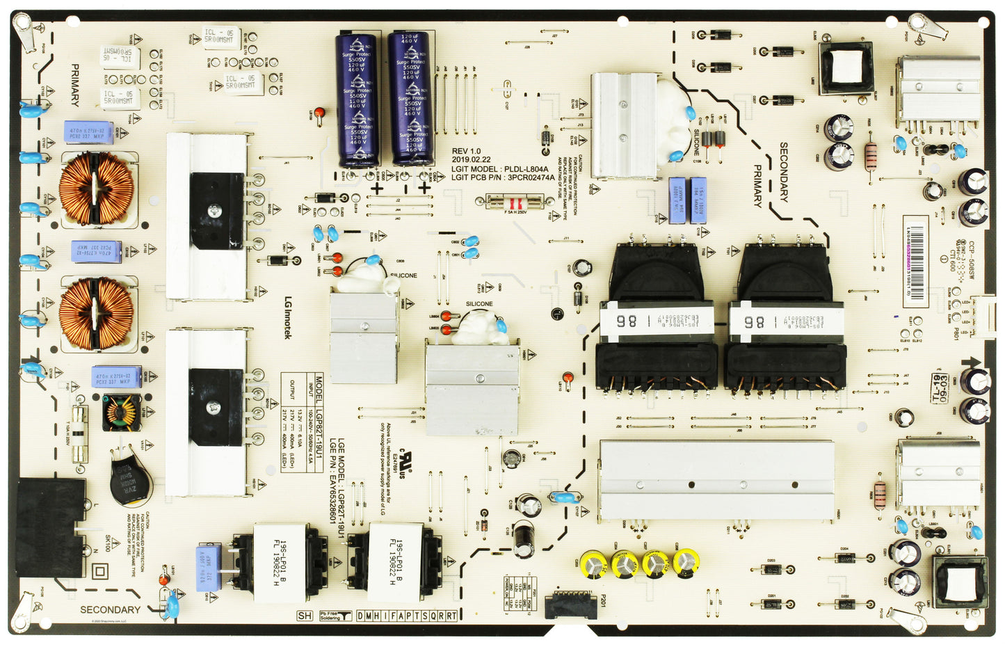 Bloc d'alimentation pour téléviseur LG EAY65328601