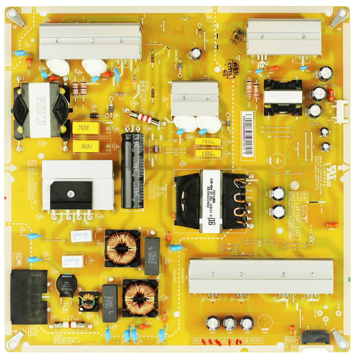Bloc d'alimentation pour téléviseur LG EAY65895542