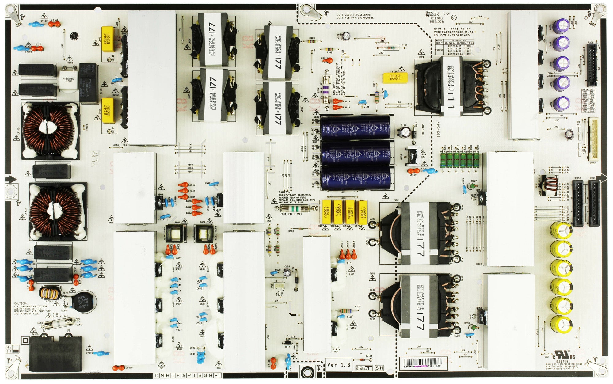 LG EAY65689425 Television Power Supply Assembly