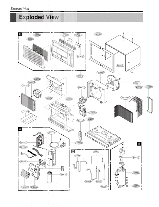 LG Air Conditioner Ac Motor - 4681A20041N