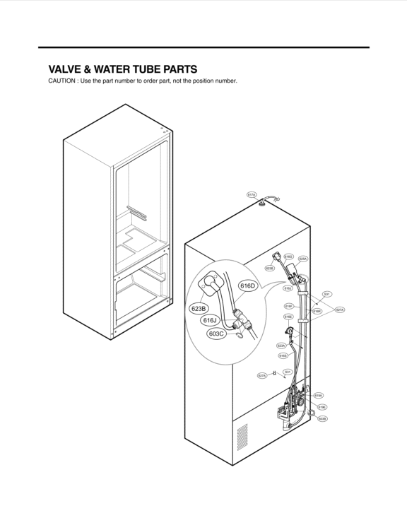 LG MCD62586901 Refrigerator Connector