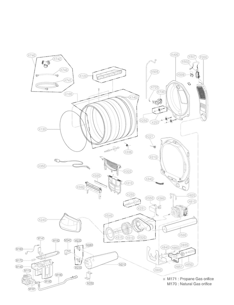 LG EAD39301906 Dryer Multi Harness