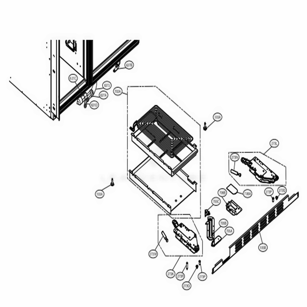 LG MBJ62041901 Refrigerator Hinge Cam