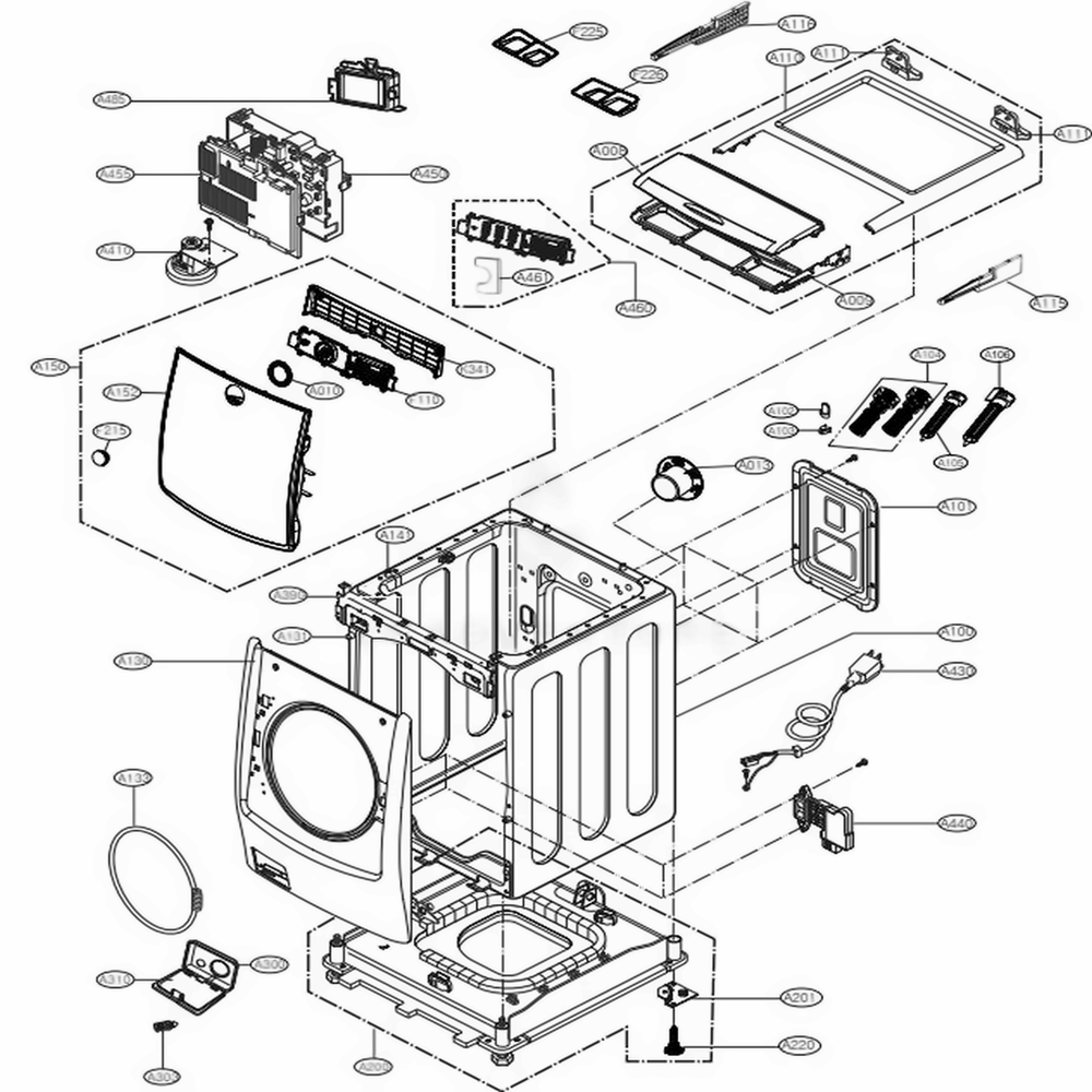 LG MBL66197002 Washer Softener Cap