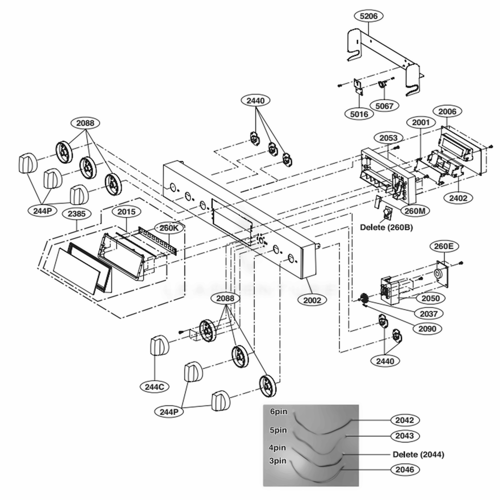 LG EAD63009001 Range Single Harness