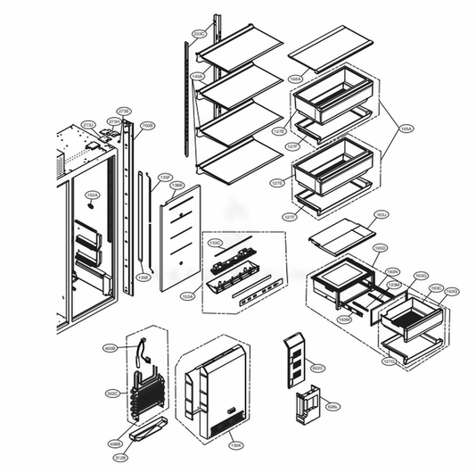 LG Refrigerator Decor - ACW73537101