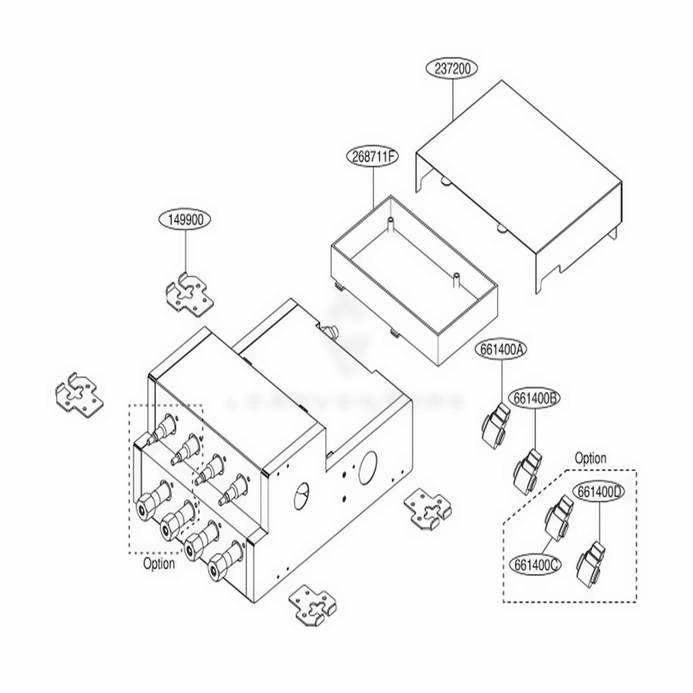 LG 6871A10126A Sub PCB Assembly