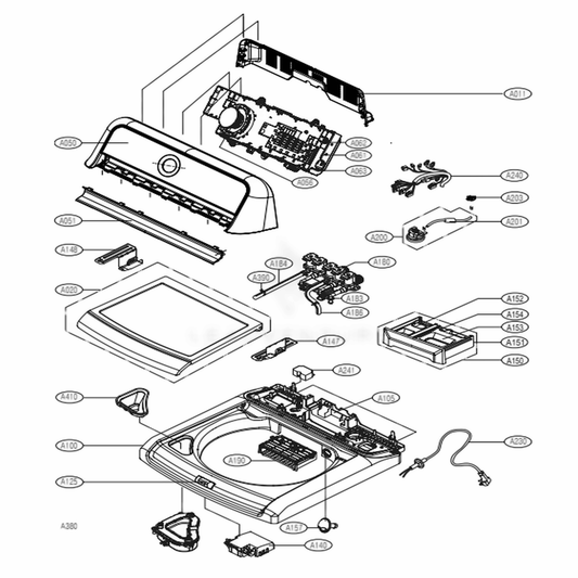 LG Washer Display Pcb - EBR81634407