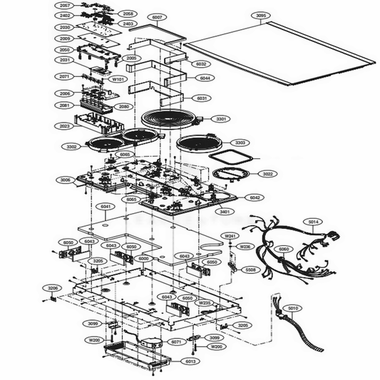 LG EBR84545104 Oven-Range Main Pcb