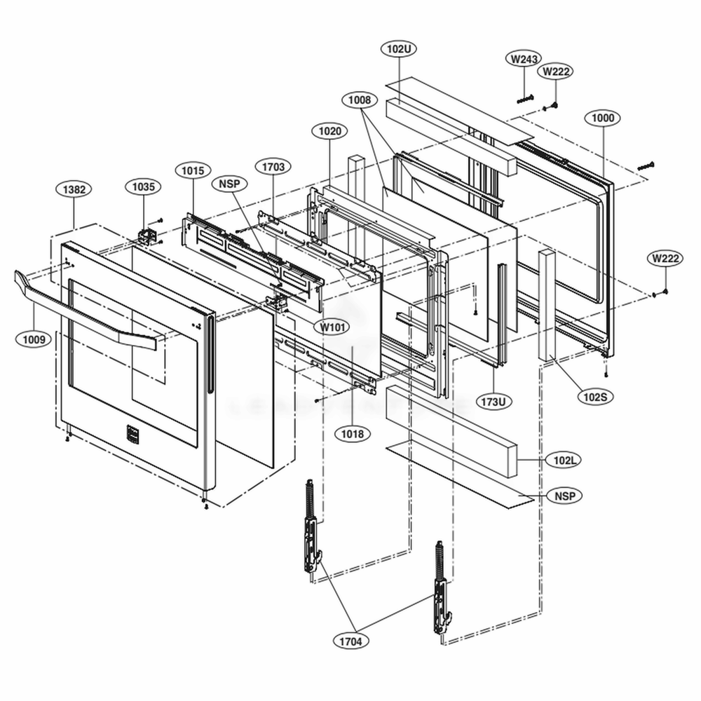 LG AGM75410401 Main/Display Pcb