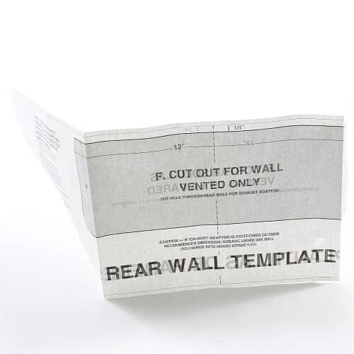 LG Oven-Range Card, Template - 4922W5A061B
