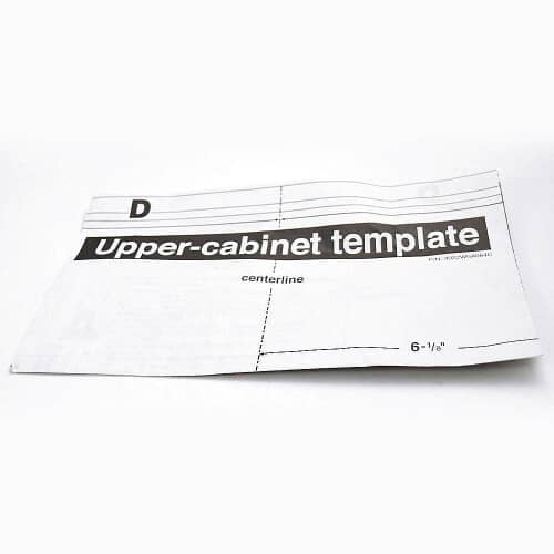 LG Oven-Range Template Card - 4922W5A064C